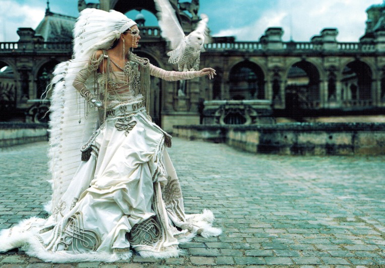 La Mariee Wedding Gown by Jean Paul Gaultier. This wedding dress was made for the Fall/Winter The Hussars Collection 2002-2003.